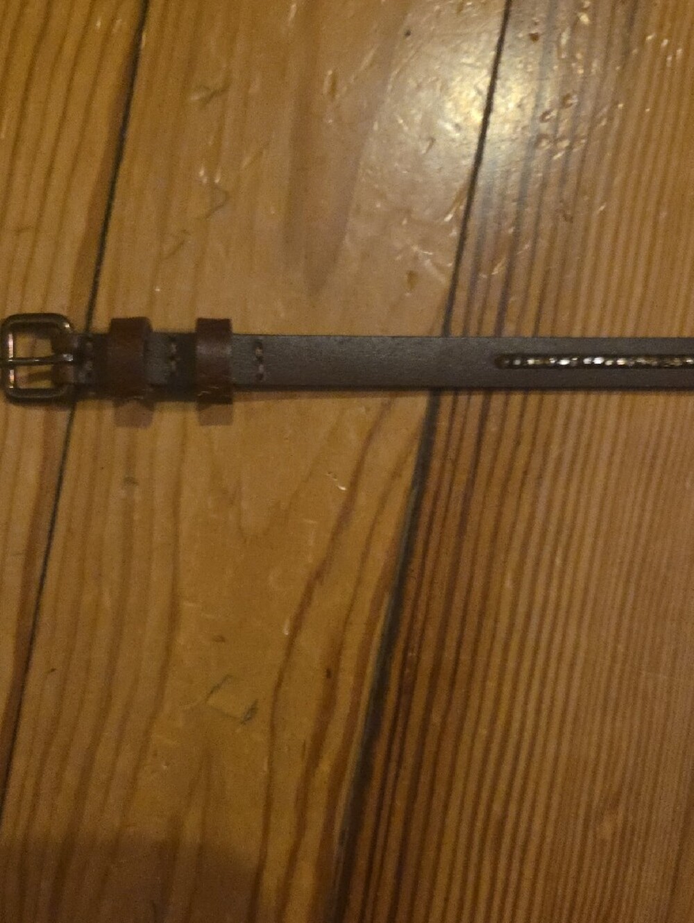 Brown And Copper 33 Inch Accent Slim Belt - Picture 2 of 3